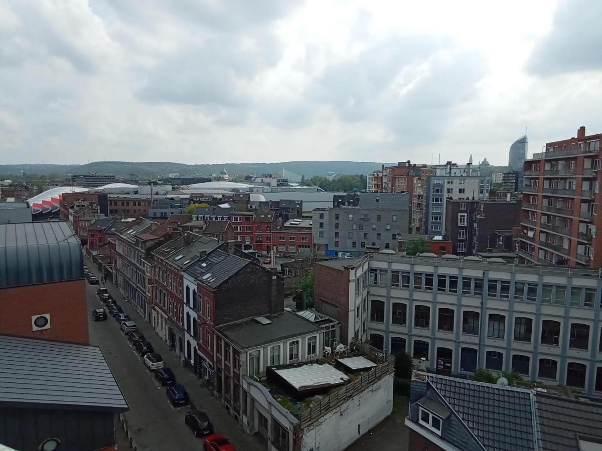 Liege Centre Mediacite Appartement Possible Parking Terrasse Immense 8Eme Pour 2 Personnes Buitenkant foto